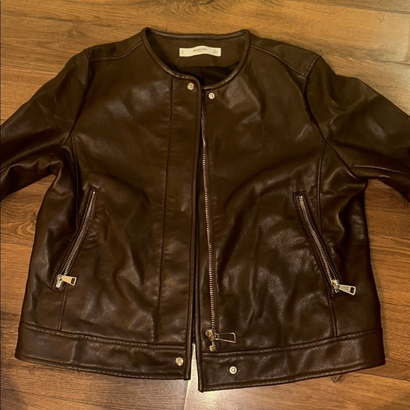 Mango leather jacket Large - Picture 8 of 8